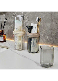 Hộp Đựng Bàn Chải Kem Đánh Răng Có Thể Làm Cốc Nước Súc Miệng Tiện Lợi Đi Du Lịch - Hộp ĐỰng Bàn Chải Du lịch Đa Năng - Hàng Chính Hãng MINIIN