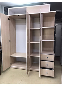 Tủ quần áo chất lượng Juno Sofa (Màu vân gỗ sồi trắng)