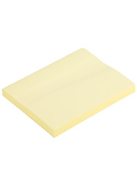 Giấy nhắn Deli, 76×101mm, 3''×4'', 100 tờ, Vàng - 2 tệp - EA00453