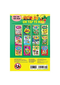 Em Tập Tô Màu - Chủ Đề Các Loại Rau, Củ