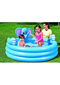 Bể Phao 3 Tầng Hình Voi Có Vòi Phun Nước Bestway 53048