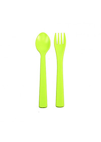 Bộ thìa dĩa ăn dặm an toàn cho bé - Set thìa & dĩa 2 món UINLUI
