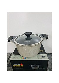 Nồi Đá Stone 7 Lớp Cao Cấp 24cm Thành Cao  LCA6244D (cam kết hàng chính hãng)