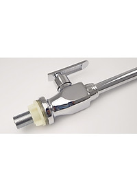 Vòi rửa chén lạnh cần lò xo Đồng mạ Chrome Eurolife EL-RC01 (Trắng bạc)