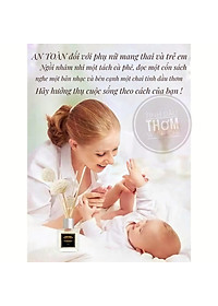 Nước Hoa Thơm Phòng Hoa Nhài Tây - Tạo Không Gian Thoái Mái Có Que Gỗ Lọ Tự Khuếch Tán 100ml