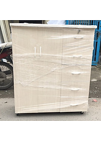 Tủ quần áo nhựa đài loan 2 cánh 5 ngăn _TN25-01