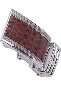 Đầu Khóa Da Cá Sấu 3,5 Phân Đầu Trắng Huy Hoàng HT9210 - Nâu Đất