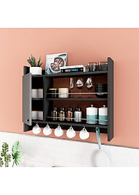 Kệ gỗ đựng gia vị nhà bếp hiện đại SMLIFE Knerr