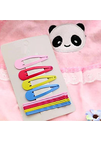 Vỉ kẹp tăm màu sắc kẹp mái dễ thương