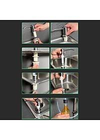 Vòi Dẫn Nước Rửa Chén Bộ Đầu Vòi Dẫn Bơm Hút Xịt Nước Rửa Chén Dầu Rửa Bát Gắn Bồn Rửa Bát