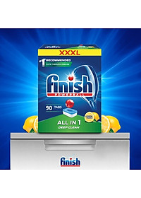 COMBO FINISH: Viên rửa bát All in one 90 viên + Muối 1,2kg