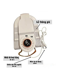 Máy Sấy Và Khử Trùng Giày có hẹn giờ Cao Cấp Làm Khô Siêu Nhanh - Loại Bỏ Khử Mùi Hôi Và Vi Khuẩn, Kiểu Dáng Nhỏ Gọn, Dễ Sử Dụng Máy Sấy Giày Dép Tất Găng Tay Mũ Bảo Hiểm Khử Khuẩn Bằng Tia UV An Toàn Tiện Dụng Thông Minh