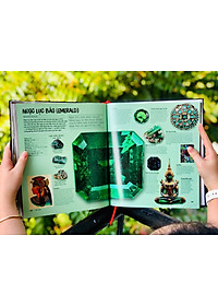 Sách Bách Khoa Toàn Thư - Đá Quý Và Khoáng Sản - Bách Khoa Toàn Thư Bằng Hình Ảnh, Tổng Hợp Kiến Thức Hơn 1000 Mẫu Vật Đá Quý Và Khoáng Sản Trên Thế Giới - Á Châu Books, Bìa Cứng, In Màu