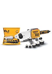 Máy hàn ống nhựa INGCO PTWT215002 | Máy hàn nhiệt 1500W, bộ ổ cắm nhiệt: 20, 25, 32, 40, 50, 63mm, Điều chỉnh nhiệt 0-30