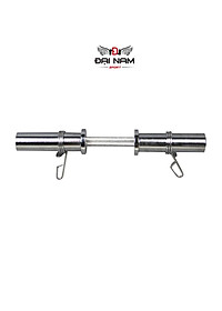 Đòn Tạ Tay Inox Dài 50cm Phi 50mm Nặng 4kg ( 1 Tay) Chính Hãng Đại Nam Sport + Khóa Kẹp 2 Đầu
