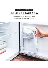 Bình đựng nước uống lạnh Asvel Drink Vio 3.1L hàng nội địa Nhật Bản