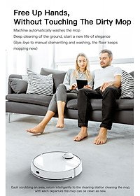 Robot Hút Bụi Lau Nhà Roborock Qrevo C Pro 18.500Pa, Xòe Giẻ Sát Cạnh - Hàng Chính Hãng