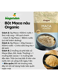 Bột Maca hữu cơ nguyên chất 200g - Dragon Superfoods