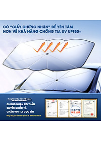 Ô che nắng kính trước Ô tô Remax SZZY03-F103 cản 99% tia UV, giảm nhiệt độ bên trong xe khi trời nắng  - Hàng chính hãng