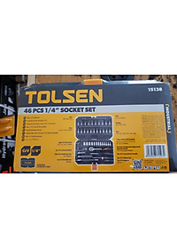 Bộ Tuýp + Vít 1/4 Inch 46 Món Tolsen 15138
