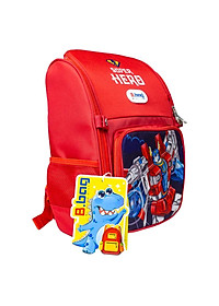 Balo B.bag Chống Gù Adventure Box-Super Hero B-12-114 Đỏ