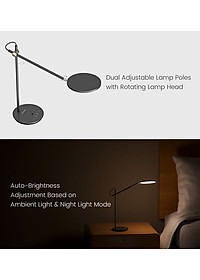 Đèn bàn/ Đèn học/ đọc sách chống cận cao cấp LED Yeelight MATE BLACK 17W - RA98