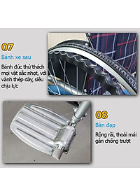 Xe lăn tay cơ bản cho người già, Nhiều mẫu lựa chọn - Hàng chính hãng NIKITA