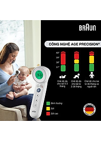 NHIỆT KẾ ĐIỆN TỬ ĐO TRÁN BRAUN BNT400WE - HÀNG CHÍNH HÃNG