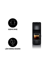 Máy pha cà phê Nespresso Essenza Mini Đen - Hàng chính hãng