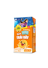 Thùng 48 hộp Sữa trái cây hương cam KUN 110ml/hộp