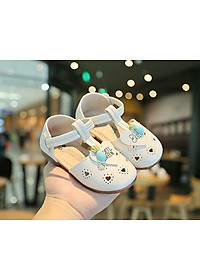 Giày sandal cho bé gái kiểu búp bê tiểu thư công chúa cho bé 1 - 5 tuổi da mềm đế chống trơn đi học, đi chơi SG46