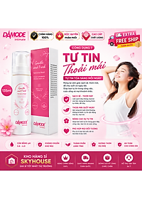 Dung dịch vệ sinh phụ nữ GENTLE FRESH độc quyền DAMODE chai 135ml dung dịch vệ sinh phụ nữ tốt nhất chính hãng Hàn Quốc