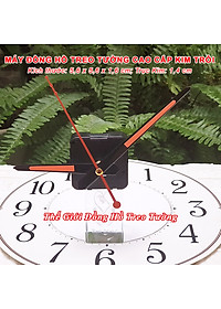 Máy Đồng Hồ Eastar Kim Trôi Độ Chính Xác Cao – Bộ Kim Đao thân Kim màu Đen có Dạ Quang màu Cam – Kèm theo Pin Maxell.