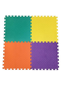 Bộ 4 tấm (4 màu trơn khác nhau) Thảm xốp lót sàn an toàn Thoại Tân Thành (60x60cm)
