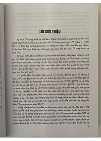 CHỈ DẪN TRA CỨU ÁP DỤNG BỘ LUẬT TỐ TỤNG HÌNH SỰ NĂM 2015