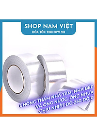 Băng Keo Giấy Bạc Nhôm Chịu Nhiệt Chống Nước Để Vá Thau Rổ, Chống Thấm Nhà Bếp