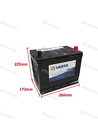 Bình Ắc Quy 12V-70AH,  Ắc Quy VARTA 80D26L/R