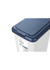 Thùng Rác Nhựa Cao Cấp Đạp Chân Nắp Đậy Chữ Nhật 10 Lít Inochi Nhật Bản (200 x 270 x 332 mm) - Giao màu ngẫu nhiên