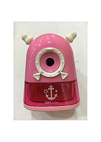 Gọt Bút Chì Quay Tay - Hình Bánh Lái Tầu - 0665 - Màu Hồng