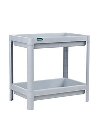 Kệ Để Đồ Đa Năng Osaka Hokori, Nhựa Việt Nhật Kệ Để Đồ Decor Nhà Cửa Xinh Xắn 2 Tầng - Hàng Việt Nam