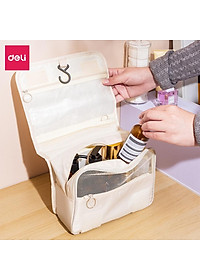 Túi Đựng Mỹ Phẩm Du Lịch Có Móc Treo Nhiều Ngăn Tiện Lợi Deli - Túi Đựng Đồ Cá Nhân Đồ Trang Điểm Đa Năng Chống Thấm Nước - VS640
