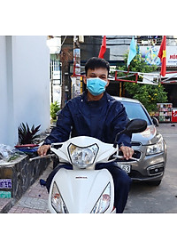 Bộ áo mưa 2XL vải dù cao cấp ,chống thấm ,chống nước ,dày , trang nhã nhỏ gọn tiện dụng mang theo cho cả nam và nữ