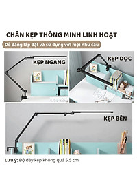 Đèn bàn học Led bảo vệ mắt Ergo Edge 1 DandiHome chống cận để làm việc, đọc sách cao cấp có thể kéo dài và gấp gọn - 3 chế độ sáng thông minh