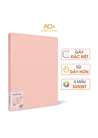 Bìa Lá A4 Switch ON AO+, Túi Dày 0.06 mm (20 Lá/ 40 Lá)