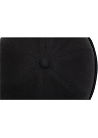 Mũ tròn Miki màu trơn phong cách cổ điển độc đáo – thêu chữ kiểu dáng đơn giản