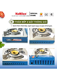 Bếp gas Mini NaMilux NH-P2911PS - Công suất tối đa 2,6 KW - hàng chính hãng