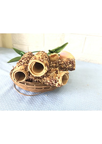 Kẹo Gạo Lứt Đậu Phộng Cuộn Tròn VIETTIN MART 180G