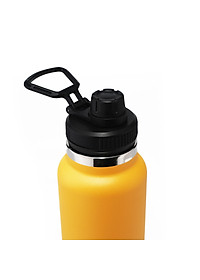 Bình Giữ Nhiệt Rinfere Với Combo 2 Nắp, Dụng Cụ Vệ Sinh Ống Hút (950ml) - Khắc Tên Theo Yêu Cầu