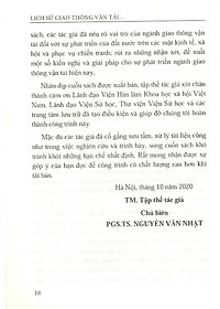 Lịch Sử Giao Thông Vận Tải Việt Nam Từ Năm 1945 Đến Năm 1975 (Sách chuyên khảo)