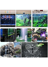 Máy bơm chìm cho quạt hơi nước hồ cá hòn non bộ thác nước tiểu cảnh 220V 45W 2500L EB-555 Smartpumps